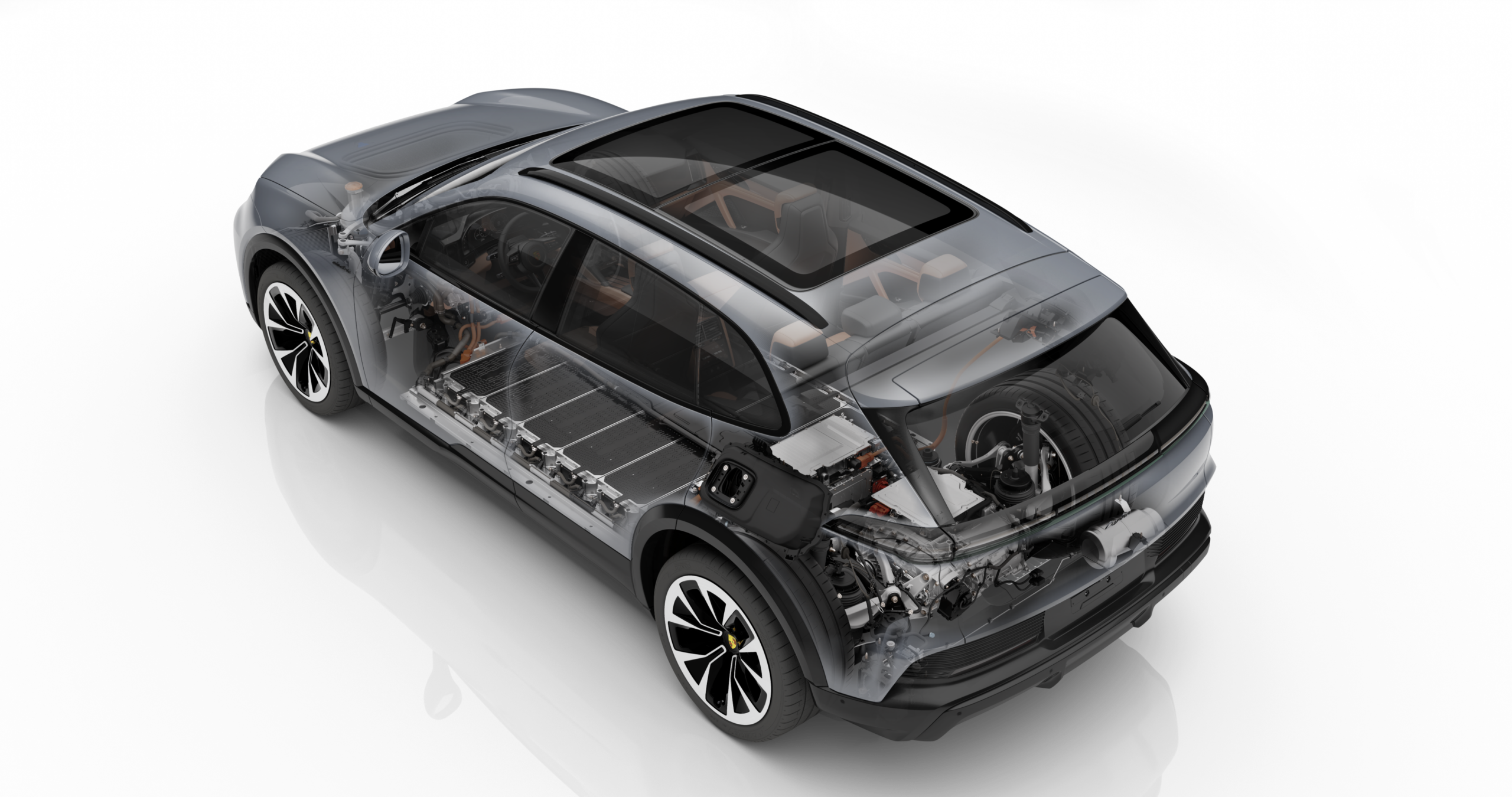 Porsche-exclusive innovation: Breakthrough air-cooled electric motor(Available exclusively on the Cayenne Turbo)